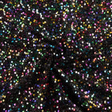 Tule Fantasia Preto com Tecido de Lantejoulas Multicoloridas - Ribes y Casals