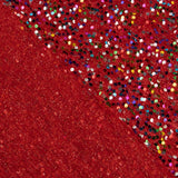 Tule Fantasia Vermelho com Tecido de Lantejoulas Multicoloridas - Ribes y Casals