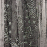 Tule Preto com Aranhas Prateadas para o Halloween - Ribes y Casals