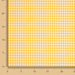 Xadrez Vichy Basic Amarelo Pequeno 40 - Ribes y Casals