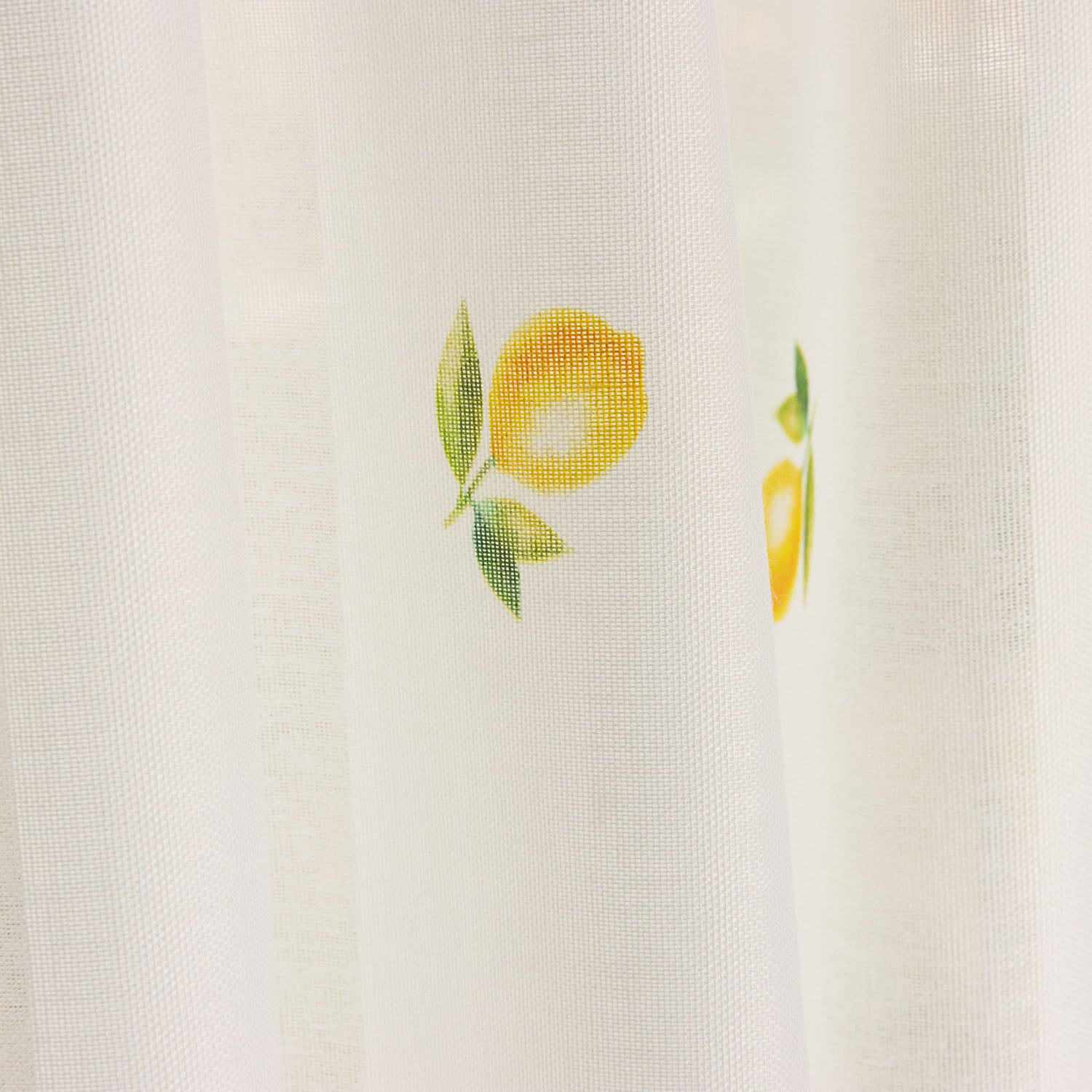 Cortina estampada com limões - Ribes y Casals