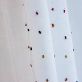 Cortina Plumeti com Franjas em Tons Outonais - Ribes y Casals