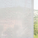 Cortina Plumeti com Franjas Rosa - Ribes y Casals