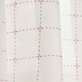 Cortina Geométrica Quadriculada Vermelha - Ribes y Casals