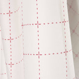 Cortina Geométrica Quadriculada Vermelha - Ribes y Casals