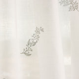 Cortina estampada com folhas - Ribes y Casals