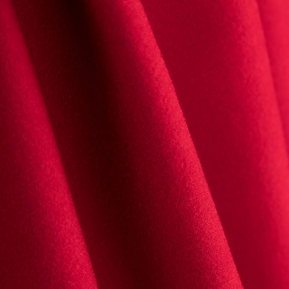 Abrigo Mouflón Loden Rojo - Ribes y Casals