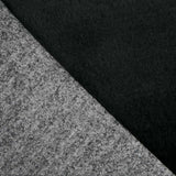 Tecido par Casaco Pêlo Fino Sorona Preto - Ribes y Casals