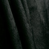 Retal Tela Abrigo Fino Pelo Sorona Negro 140x145 cm - Ribes y Casals