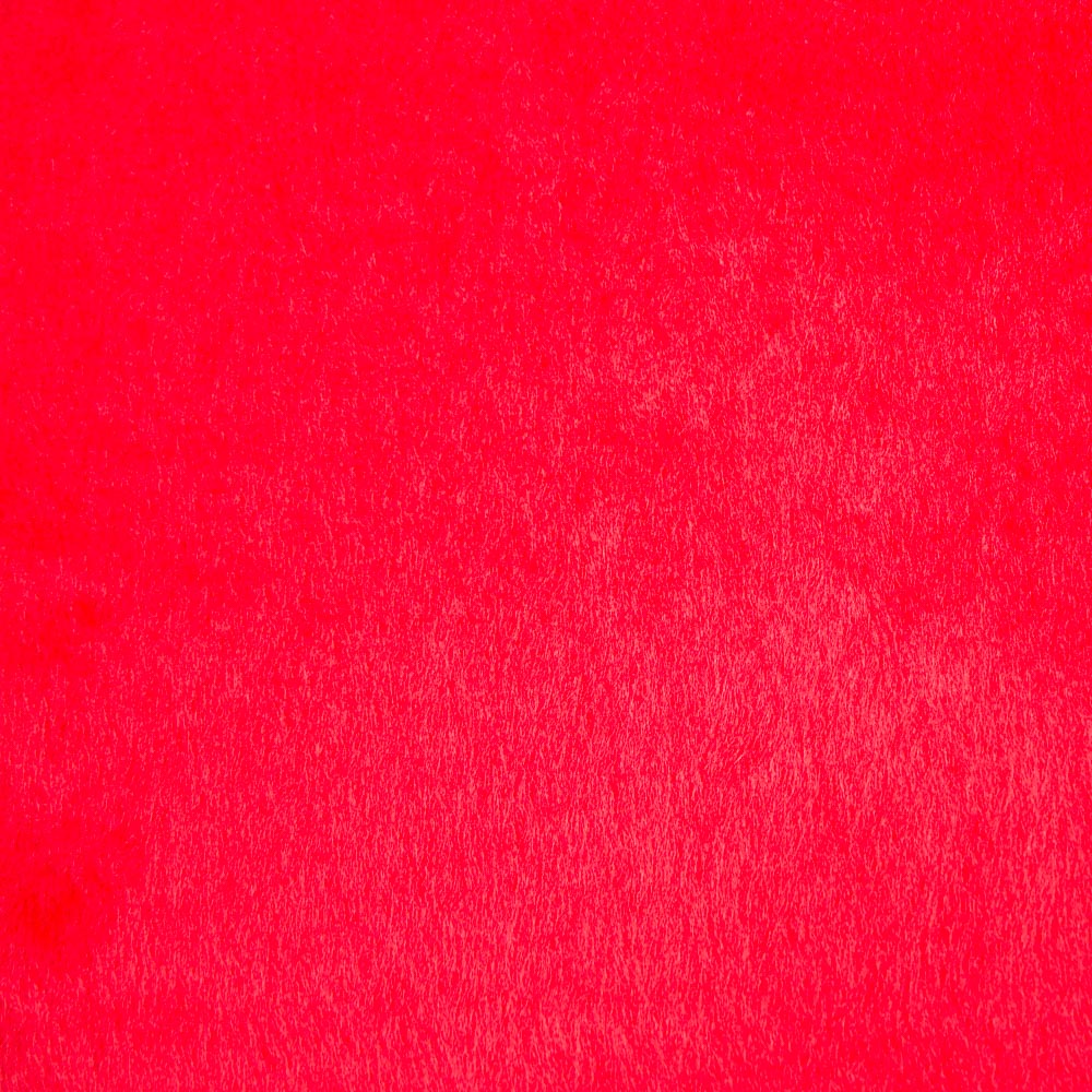 Retal Tela Abrigo Fino Pelo Sorona Rojo 140x145 cm - Ribes y Casals
