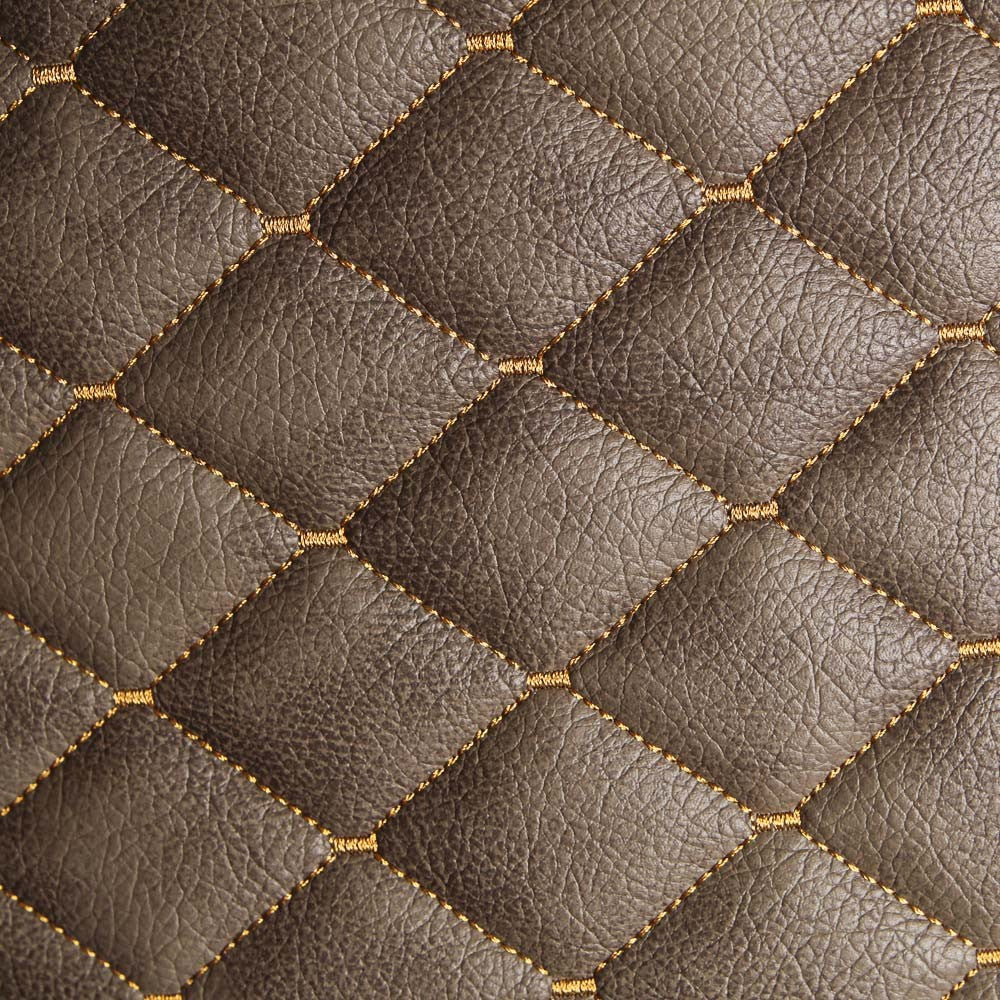 Couro Sintético Matelassê Castanho - Ribes y Casals