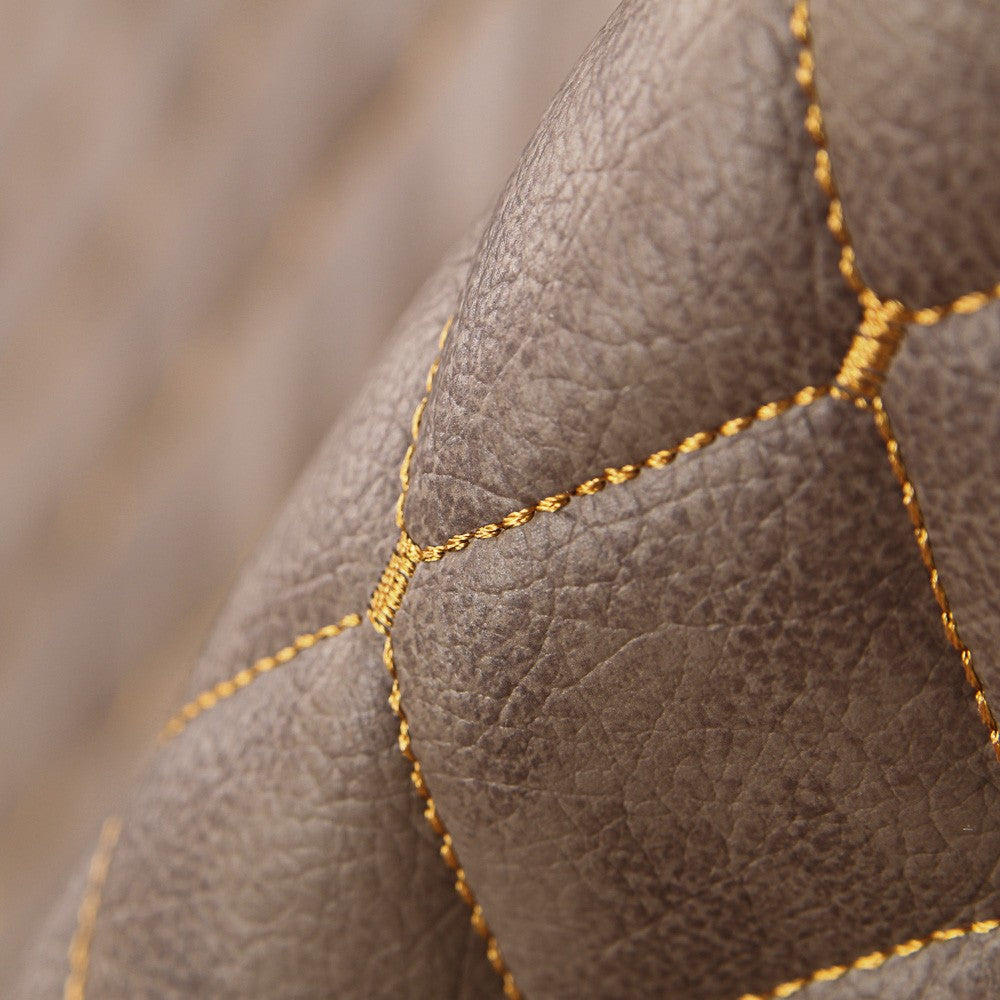 Couro Sintético Matelassê Castanho - Ribes y Casals