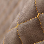 Couro Sintético Matelassê Castanho - Ribes y Casals