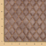 Couro Sintético Matelassê Castanho - Ribes y Casals