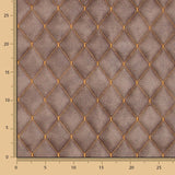 Couro Sintético Matelassê Castanho - Ribes y Casals