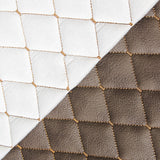 Couro Sintético Matelassê Castanho - Ribes y Casals