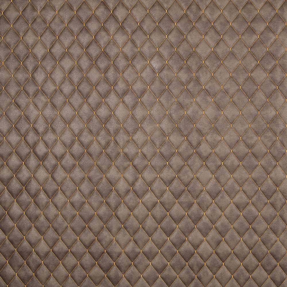 Couro Sintético Matelassê Castanho - Ribes y Casals