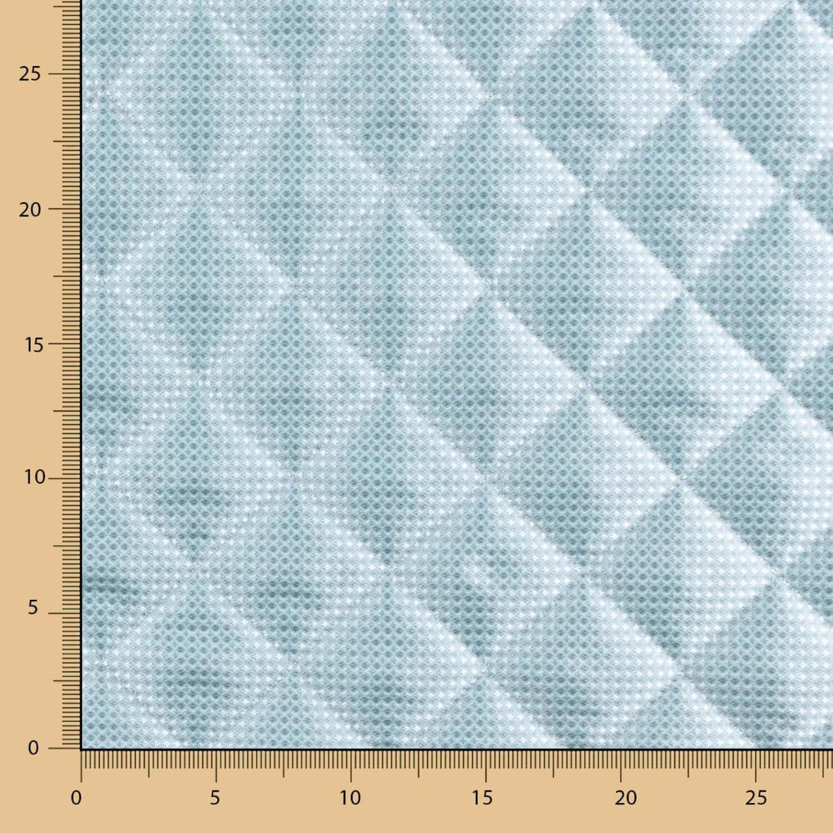 Acolchoado Jacquard Geométrico Verde Água - Ribes y Casals
