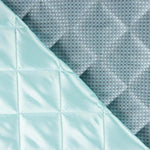 Acolchoado Jacquard Geométrico Verde Água - Ribes y Casals