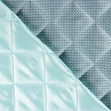 Acolchoado Jacquard Geométrico Verde Água - Ribes y Casals