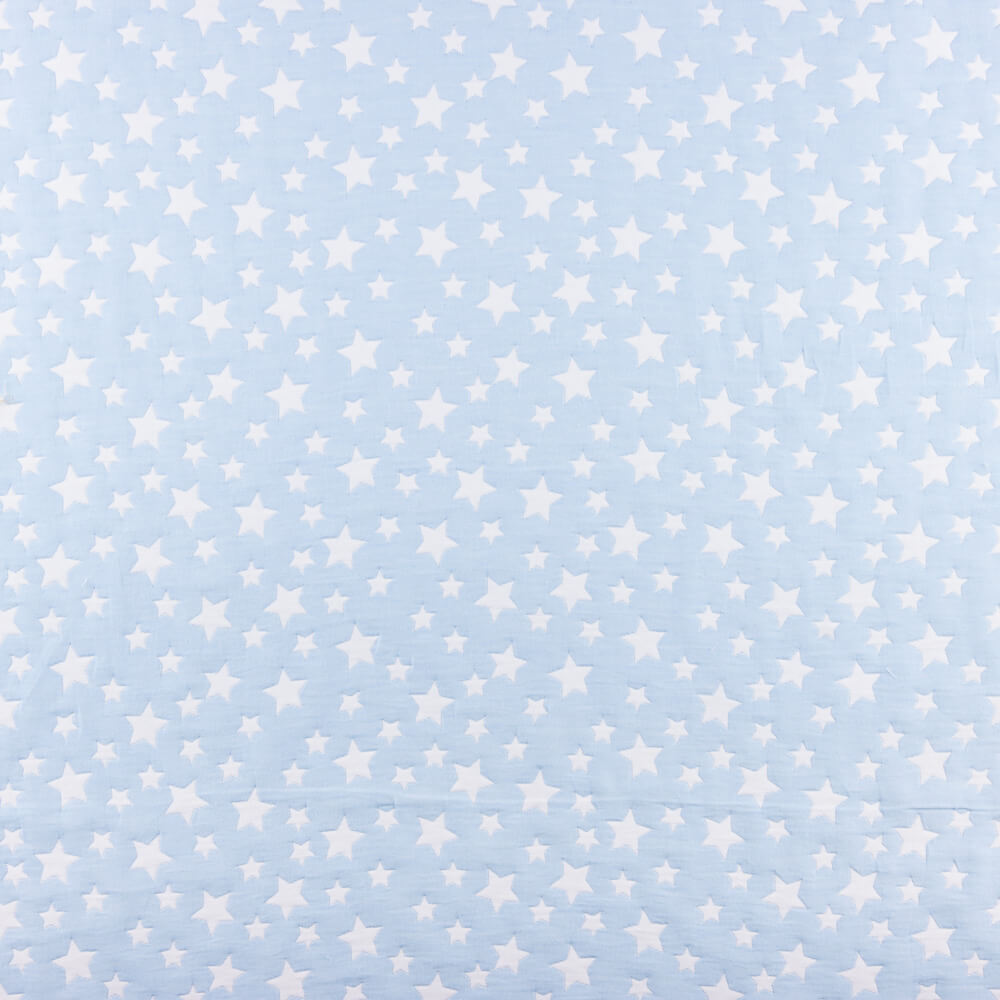 Jacquard Infantil Estrelas Azul - Ribes y Casals