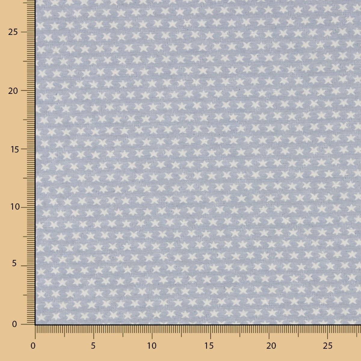 Acolchoado Infantil Jacquard Azul Denim Estrelas - Ribes y Casals