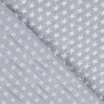 Acolchoado Infantil Jacquard Azul Denim Estrelas - Ribes y Casals