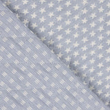 Acolchoado Infantil Jacquard Azul Denim Estrelas - Ribes y Casals