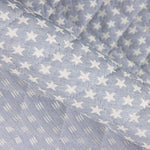 Acolchoado Infantil Jacquard Azul Denim Estrelas - Ribes y Casals