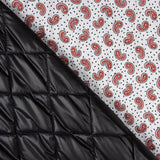 Acolchoado Impermeável Preta Caxemira - Ribes y Casals