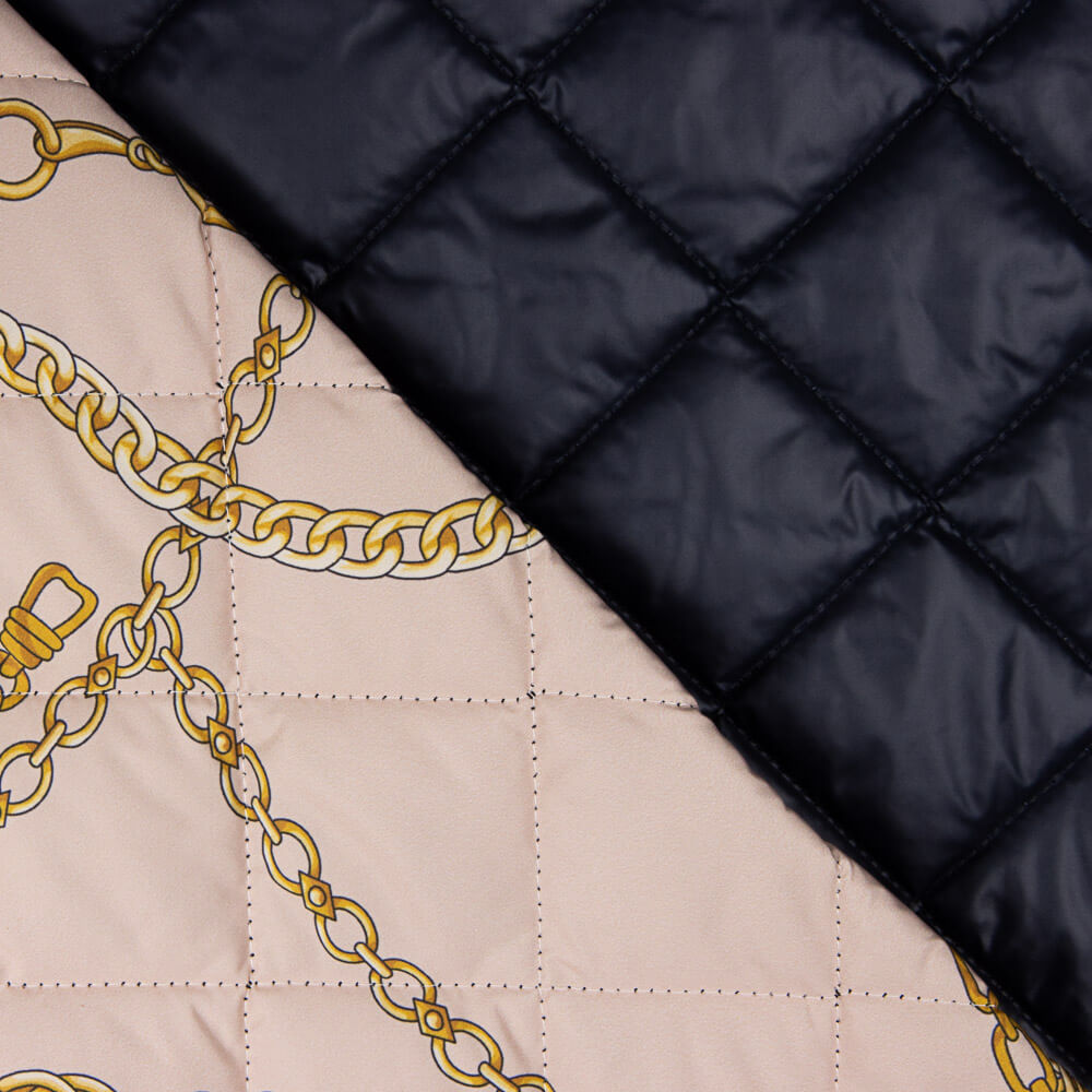 Acolchoado Impermeável Marinho Correntes - Ribes y Casals