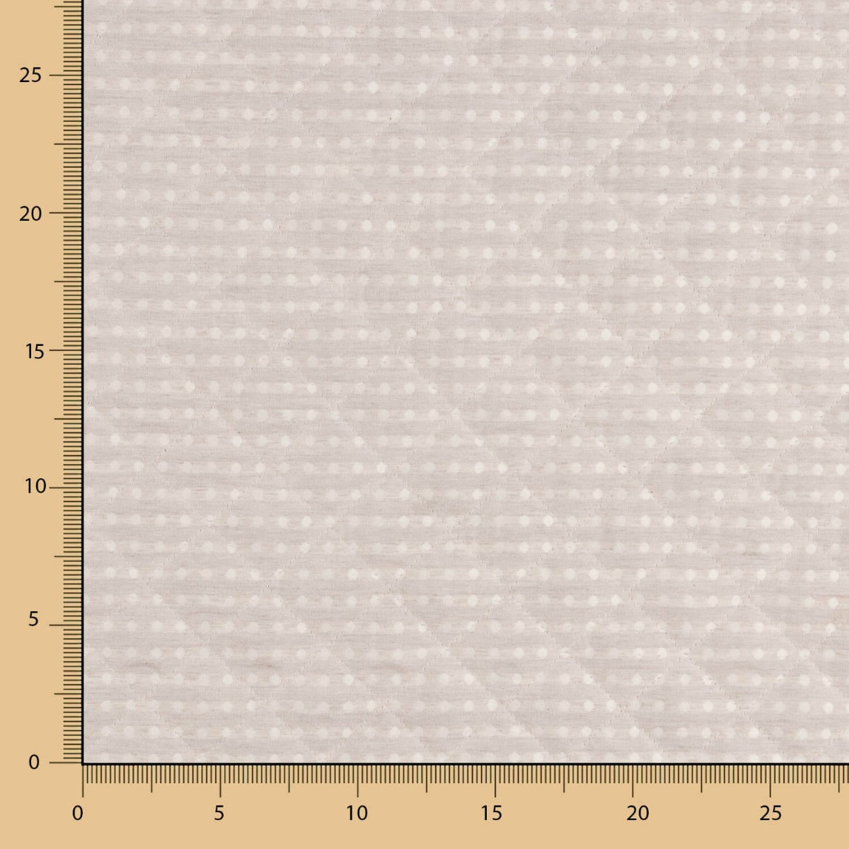 Acolchoado Infantil Jacquard Bege Bolinhas - Ribes y Casals