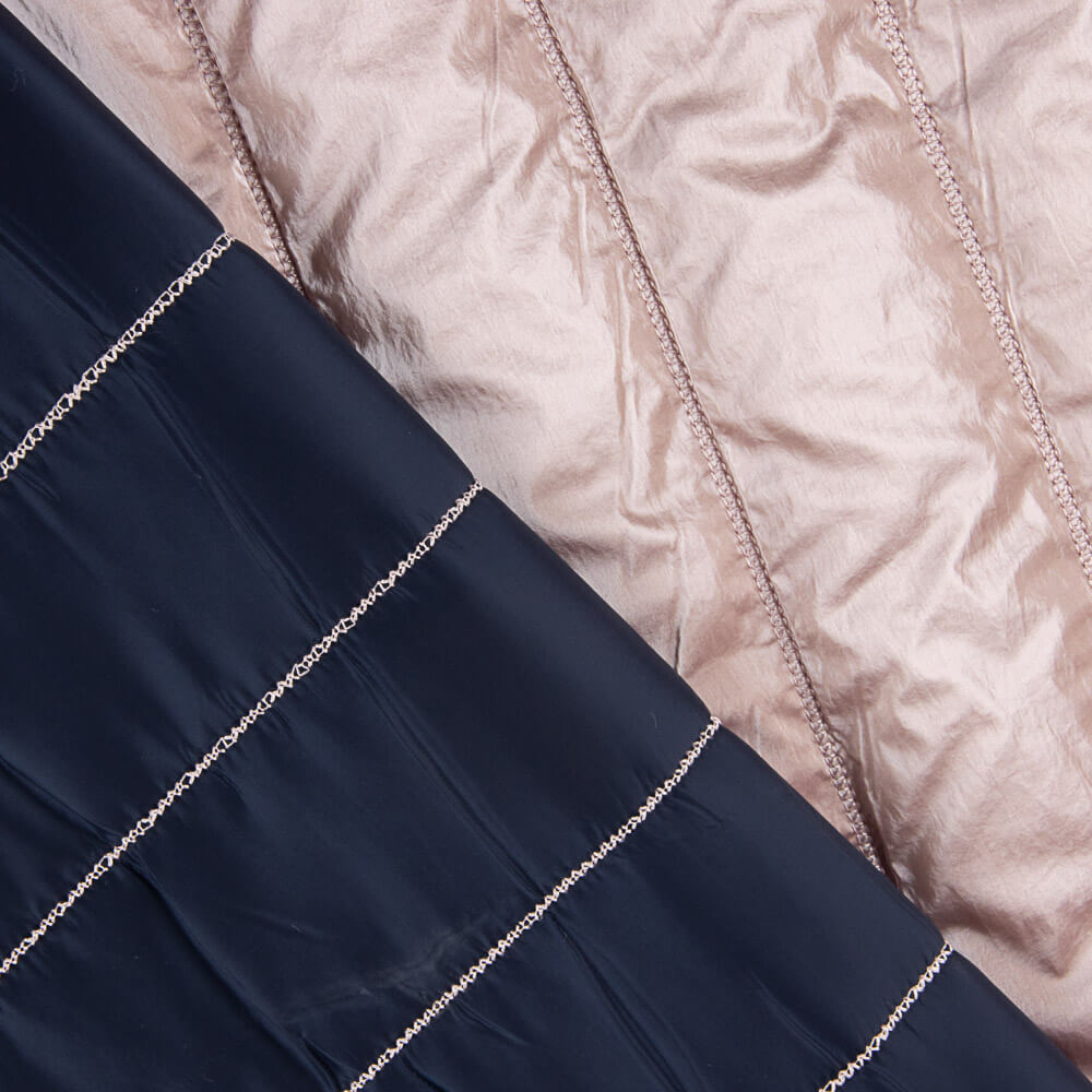 Acolchoado Metalizado Rosa - Ribes y Casals