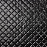 Pele Sintética Preta Acolchoada - Ribes y Casals