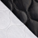 Eco Pele Acolchoado Geométrico Preto - Ribes y Casals