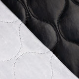 Eco Pele Acolchoado Geométrico Preto - Ribes y Casals