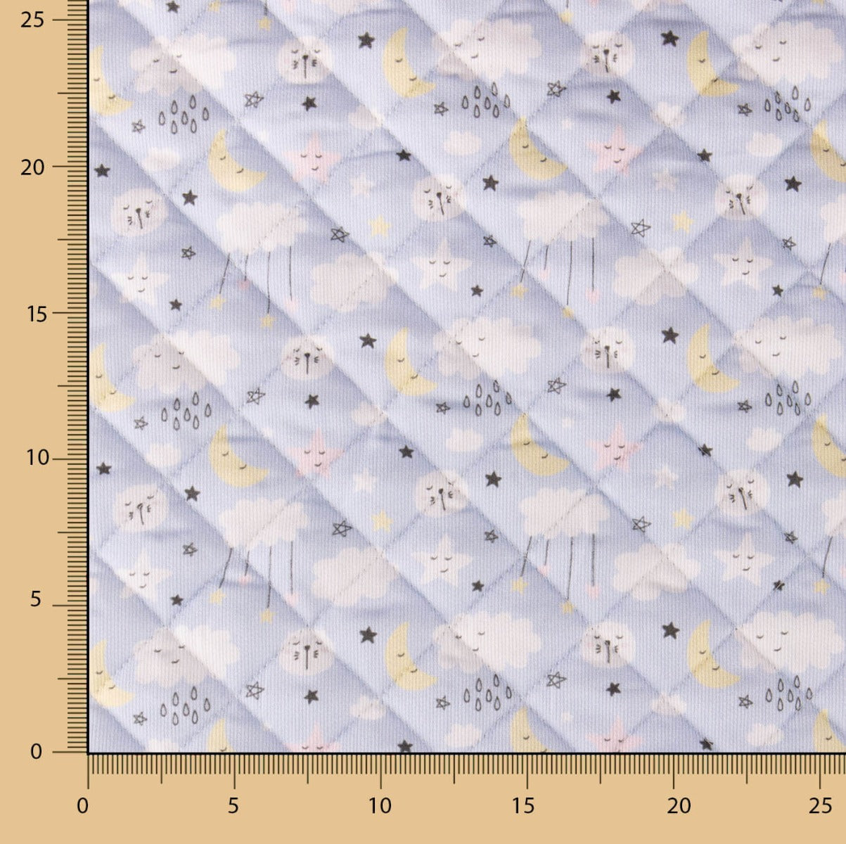 Acolchoado Em Piqué De Algodão Azul Claro - Ribes y Casals