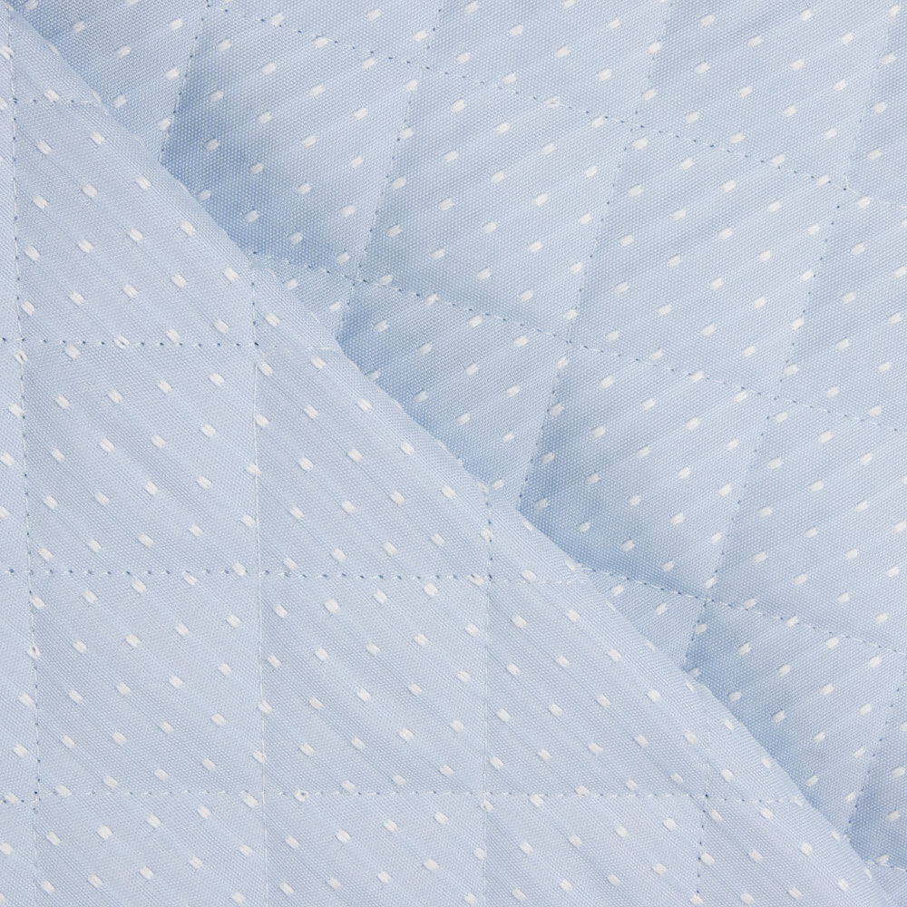 Acolchoado Infantil Jacquard  Plumeti Bolinhas Céu - Ribes y Casals