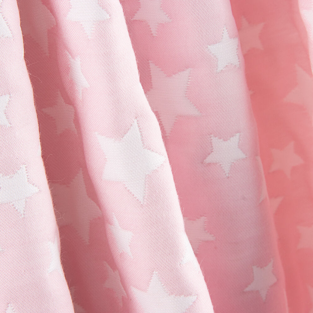 Jacquard Infantil Estrelas Rosa - Ribes y Casals