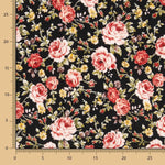 Popeline Algodão Cretone Clássica Preta - Ribes y Casals