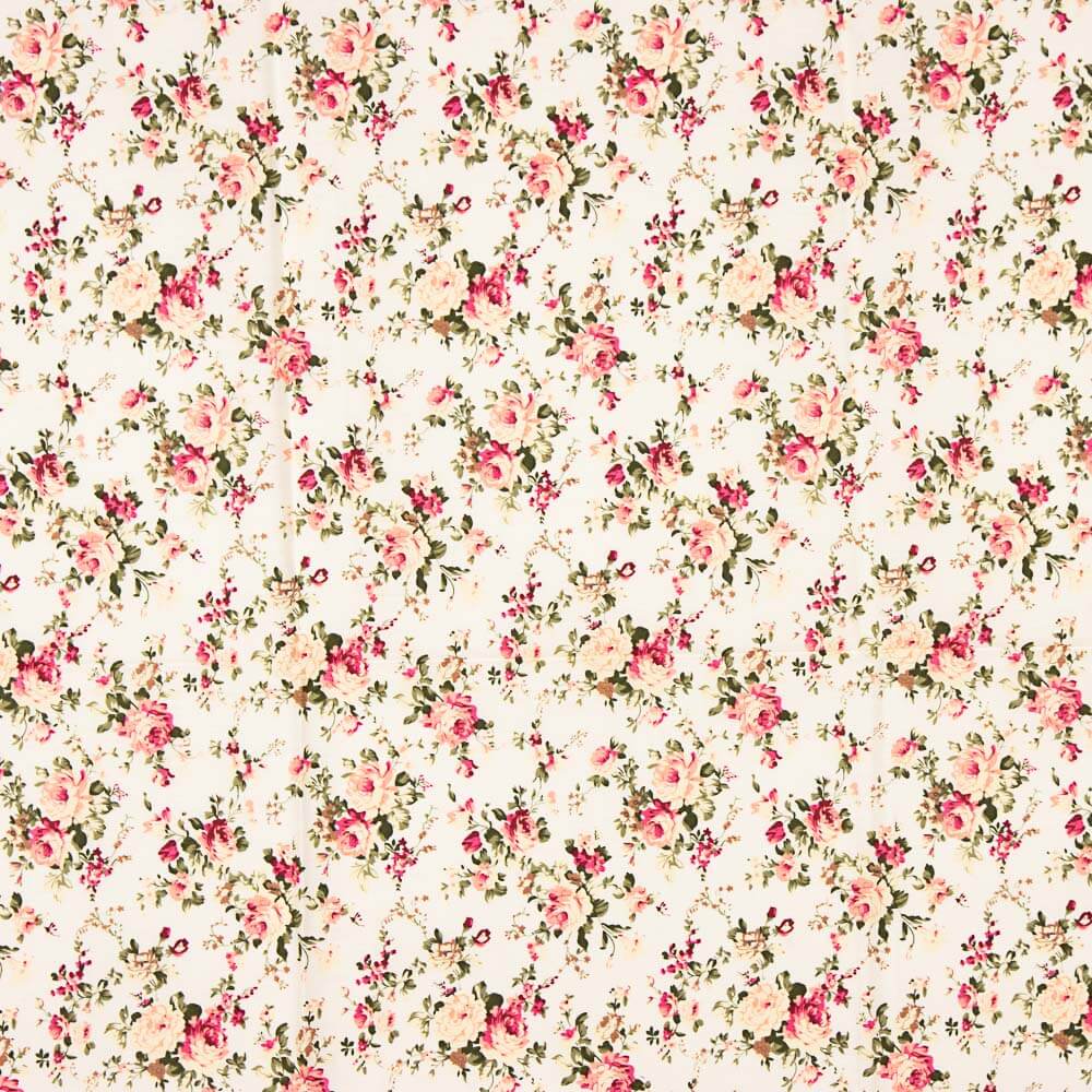 Popeline Algodão Mini Cretone Clássica Cru - Ribes y Casals