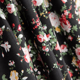 Popeline Algodão Mini Cretone Clássica Preto - Ribes y Casals