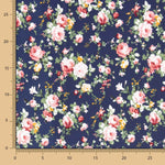 Popeline Algodão Mini Cretone Clássica Marinho - Ribes y Casals