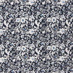 Popeline Algodão Flores Marinho - Ribes y Casals