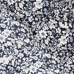 Popeline Algodão Flores Marinho - Ribes y Casals