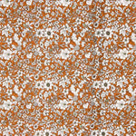 Popeline Algodão Flores Telha - Ribes y Casals