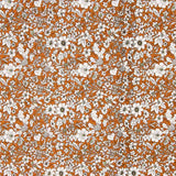 Popeline Algodão Flores Telha - Ribes y Casals