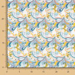 Popeline Algodão Caxemira Cinza Pérola - Ribes y Casals