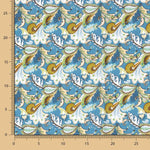 Popeline Algodão Caxemira Verde Oliva - Ribes y Casals