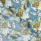 Popeline Algodão Caxemira Verde Oliva - Ribes y Casals